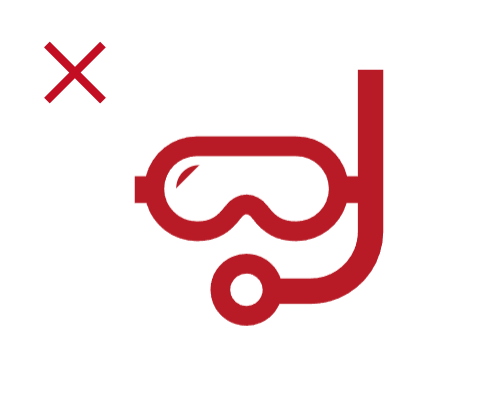 シュノーケル・水中メガネ