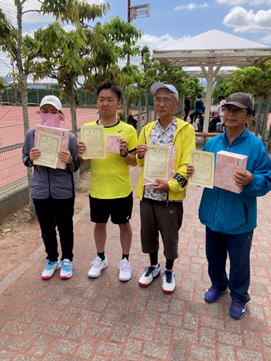 令和6年5月16日運動公園杯テニス大会（春）の結果報告
