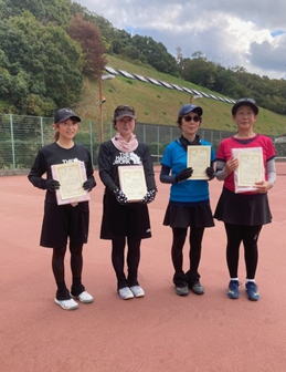 令和6年11月12日・14日運動公園杯テニス大会（秋）の結果報告